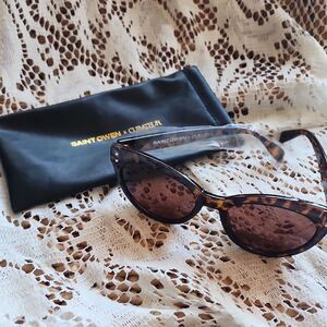 Saint Owen Curateur Tortoise Shell Sunglasses NWOT